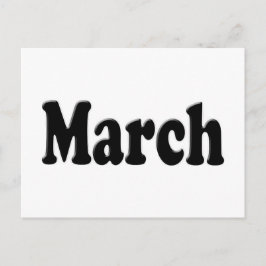 Cartão Postal O Mês do Texto de março