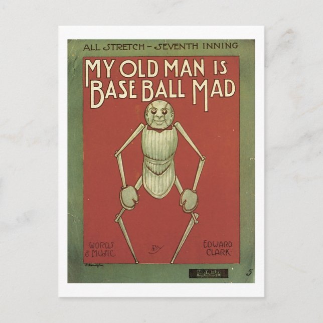 Cartão Postal O Meu Velho Homem É O Cobrir De Monteiro Mad Vinta (Frente)