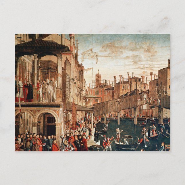 Cartão Postal O Milagre do Relic da Verdadeira Cruz (Frente)