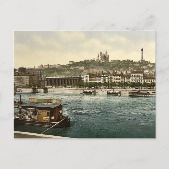 Cartão Postal O Morro de Fourvi � é de Ruas. (Frente)
