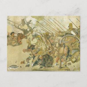 Cartão Postal O mosaico de Alexander