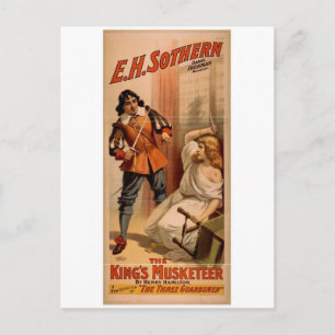 Cartão Postal O Mosqueteiro dos Reis, "Os Três Guardiões"