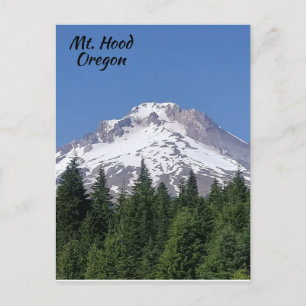 Cartão Postal O Mt. Hood Oregon em junho