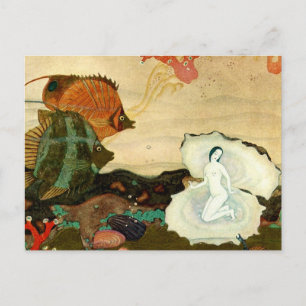 Cartão Postal “O Nascimento da Pérola” por Edmund Dulac