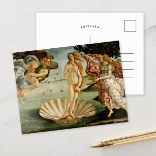 Cartão Postal O Nascimento de Vênus   Botticelli