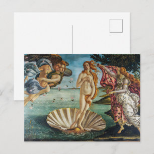 Cartão Postal O Nascimento de Vênus Sandro Botticelli