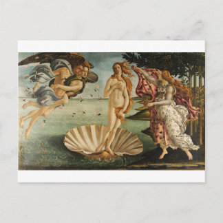 Cartão Postal O Nascimento de Vênus - Sandro Botticelli
