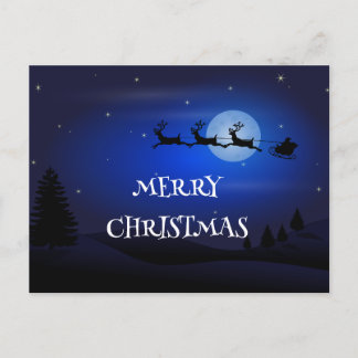 Cartão Postal o natal começa com o cristo