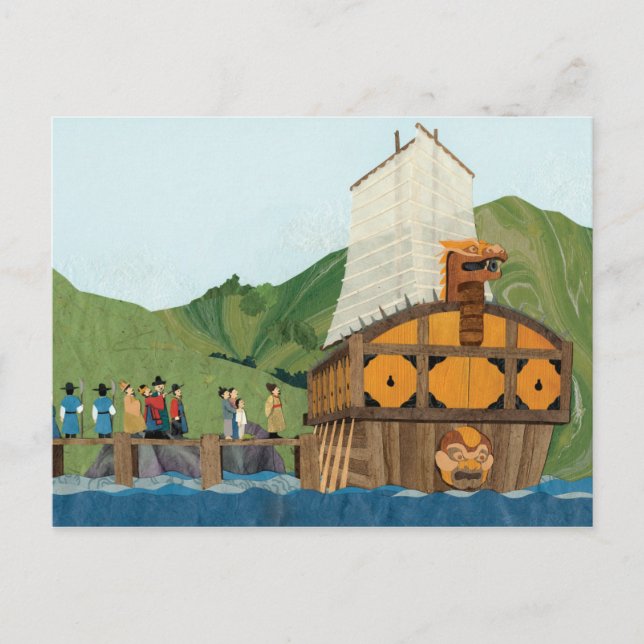 Cartão Postal O Navio De Tartaruga Está Concluído (Frente)