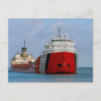 O Navio John G. Munson no Lago Superior