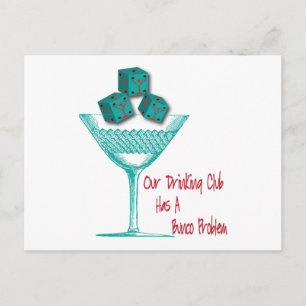 Cartão Postal O Nosso Clube De Bebendos Tem Um Problema De Bunco