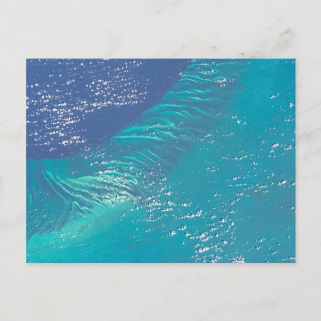Cartão Postal O Oceano Atlântico ao Largo da Costa das Bahamas (Frente)