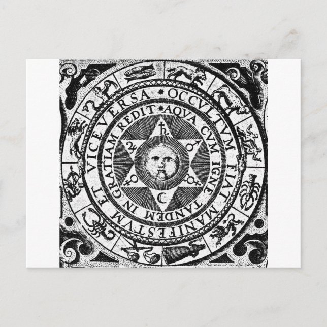 Cartão Postal O Oculto torna-se Manifesto (Frente)