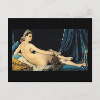 Cartão Postal O Odalisque grande Jean 1814 Auguste Dominique