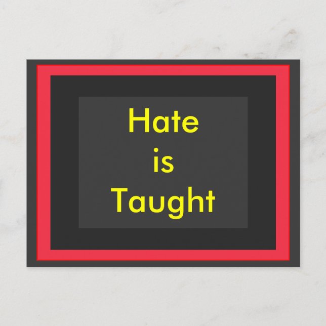 Cartão Postal ! O ódio contra UCreate é ensinado (Frente)