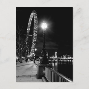 Cartão Postal O Olho De Londres À Noite