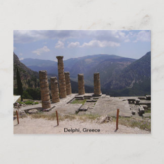 Cartão Postal O "Oracle de Delphi"