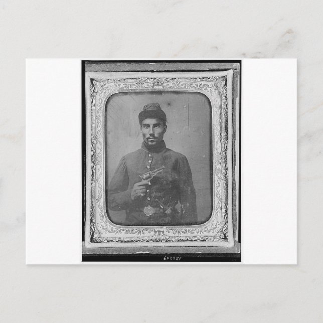 Cartão Postal O original Soldado negro americano (Frente)