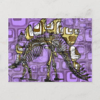 Cartão Postal "O outro dinossauro roxo"