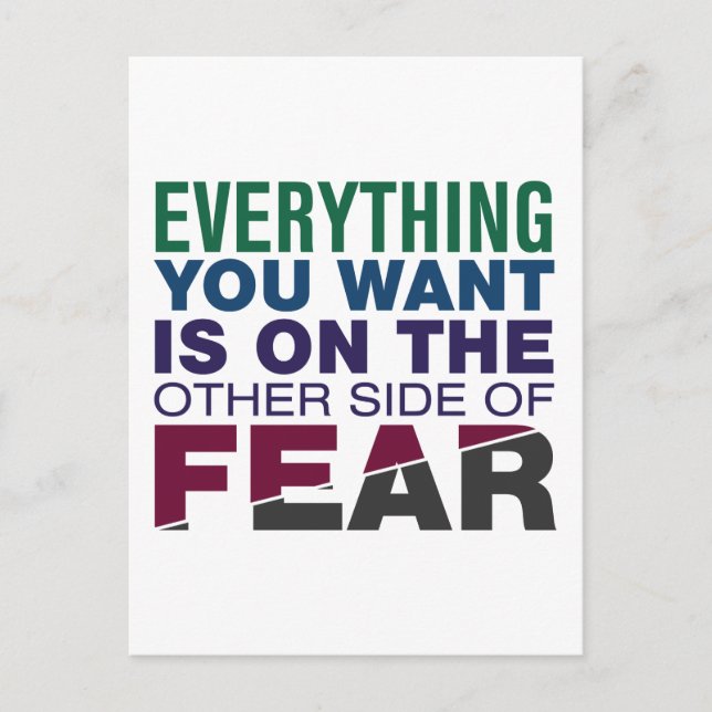 Cartão Postal O outro lado do medo (Frente)