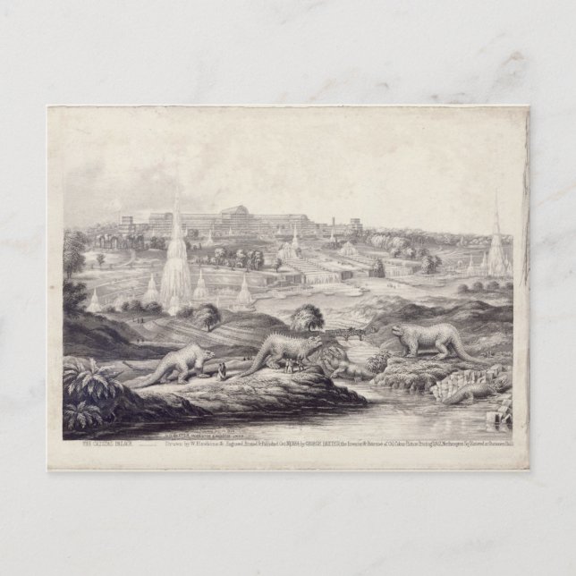 Cartão Postal O Palácio Cristal (Frente)