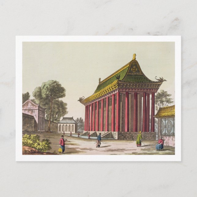 Cartão Postal O "Palácio Europeu" em Yuen-Ming-Yuan, ilustrado (Frente)