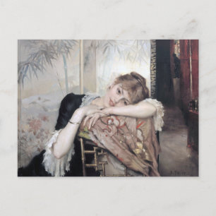 Cartão Postal O Parisienne por Albert EdelEF 1883