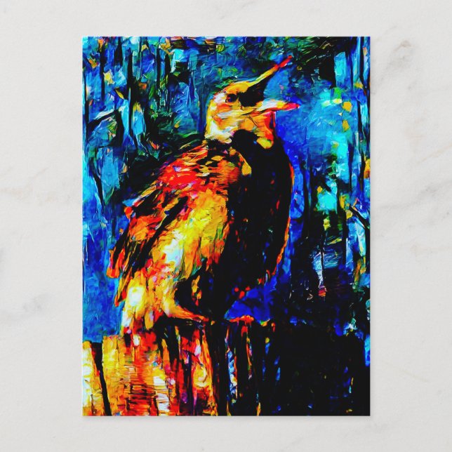 Cartão Postal O pássaro Solitário 2 (Frente)