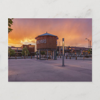 Cartão Postal O pátio de ferro em Papais noeis Fe, Novo México