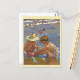 Cartão Postal O Pé Ferido, Joachin Sorolla