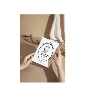 Cartão Postal O Pelican Vintage Apothecary Personalizado