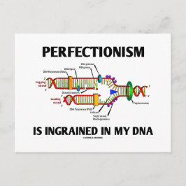 Cartão Postal O Perfeccionismo Está Inerso No Meu DNA (Genes)