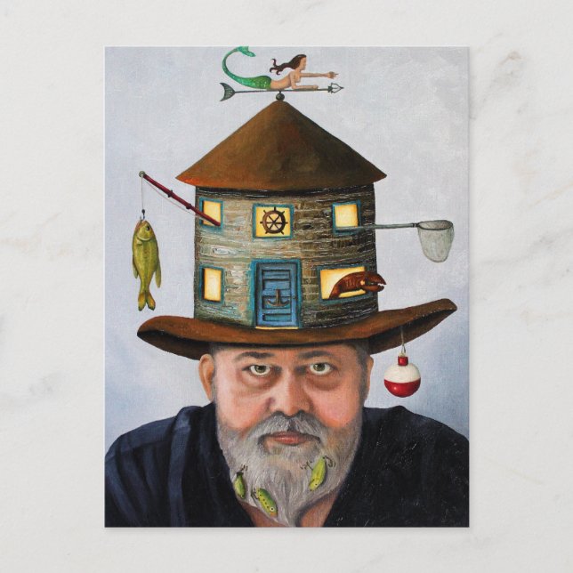 Cartão Postal O Pescador (Frente)
