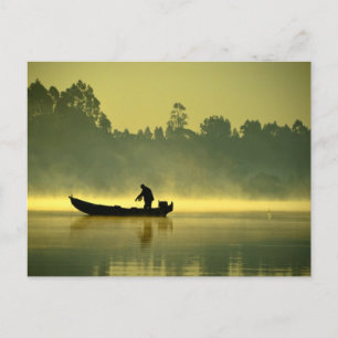 Cartão Postal O pescador