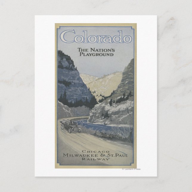 Cartão Postal O Playground da Nação (Frente)