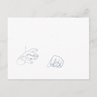 Cartão Postal O poder das mãos