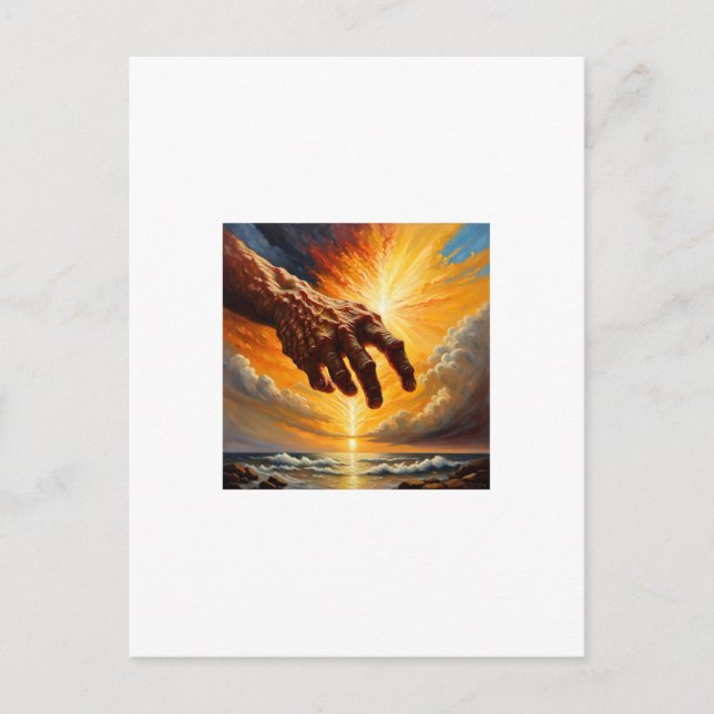 Cartão Postal O poder de Deus na glória do Excelente (Frente)