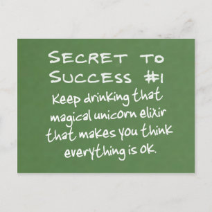 Cartão Postal O poder do pensamento positivo