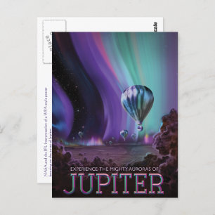 Cartão Postal O poderoso Auras do Anúncio de Viagem Júpiter