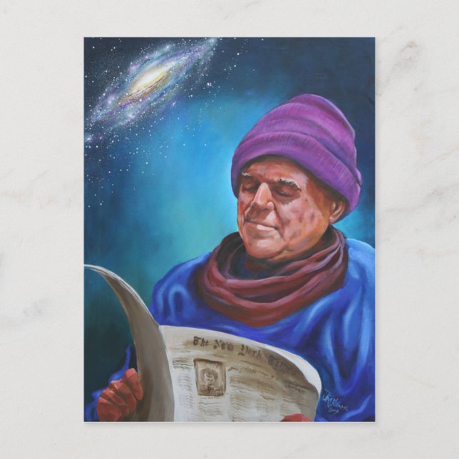 Cartão Postal O Poeta (Frente)