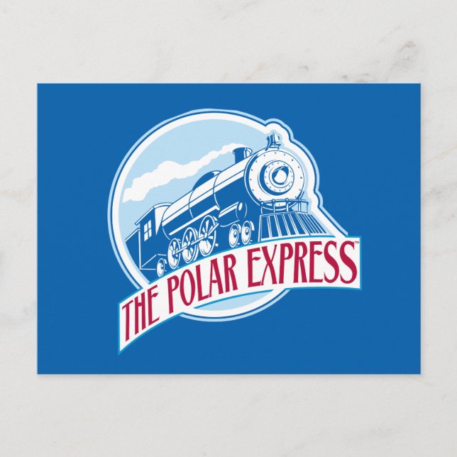 Cartão Postal O Polar Express | Insígnia de Trem (Frente)
