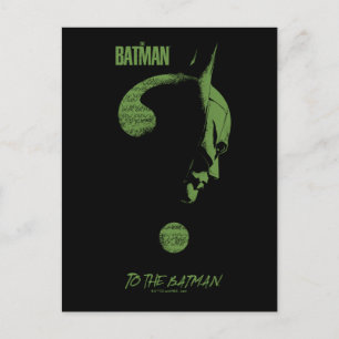 Cartão Postal O ponto de interrogação "Para O Batman" do Charada