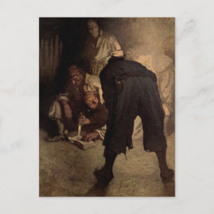 Cartão Postal O Ponto Negro - N. C. Wyeth