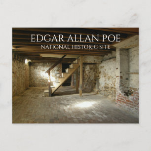 Cartão Postal O porão de Edgar Allan Poe
