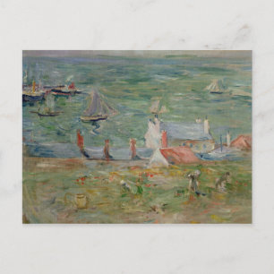 Cartão Postal O Porto de Gorey em Jersey, 1886