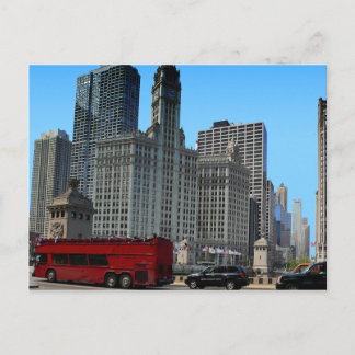 Cartão Postal O prédio histórico de Wrigley