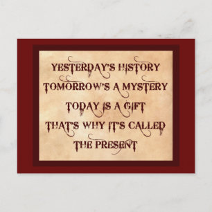 Cartão Postal O presente