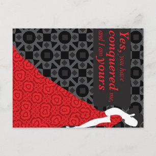 Cartão Postal O presente de Anna Karenina com citação do romance