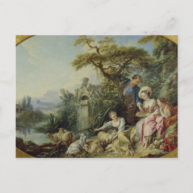 Cartão Postal O Presente do Pastor ou, O Ninho (Frente)