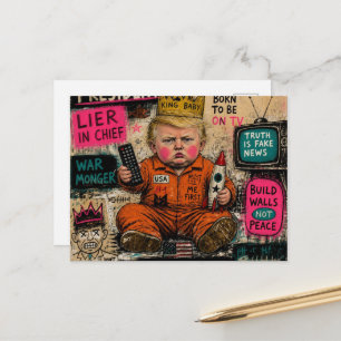 Cartão Postal O Presidente Bebê Divertido